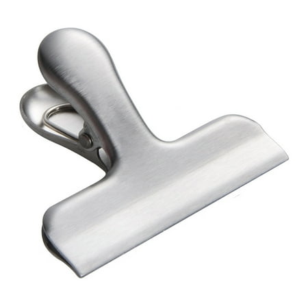Jeashchat Food Storage Stainless Steel Chip Bag Clips 3 Inch