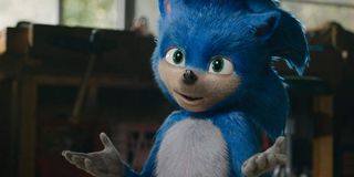 Sonic The Hedgehog gestures that he doesn't know what to say