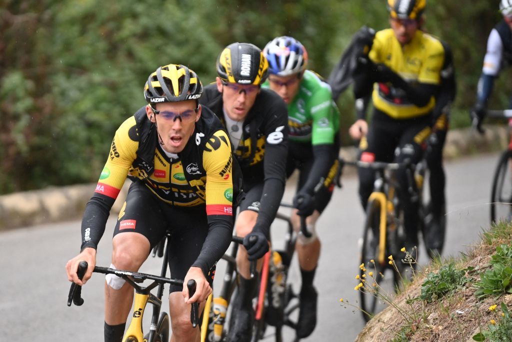 JumboVisma riders pictured in action during stage eight the final stage of the 80th edition of the ParisNice cycling race from Nice to Nice 1156 km in France Sunday 13 March 2022BELGA PHOTO DAVID STOCKMAN Photo by DAVID STOCKMAN BELGA MAG Belga via AFP Photo by DAVID STOCKMANBELGA MAGAFP via Getty Images