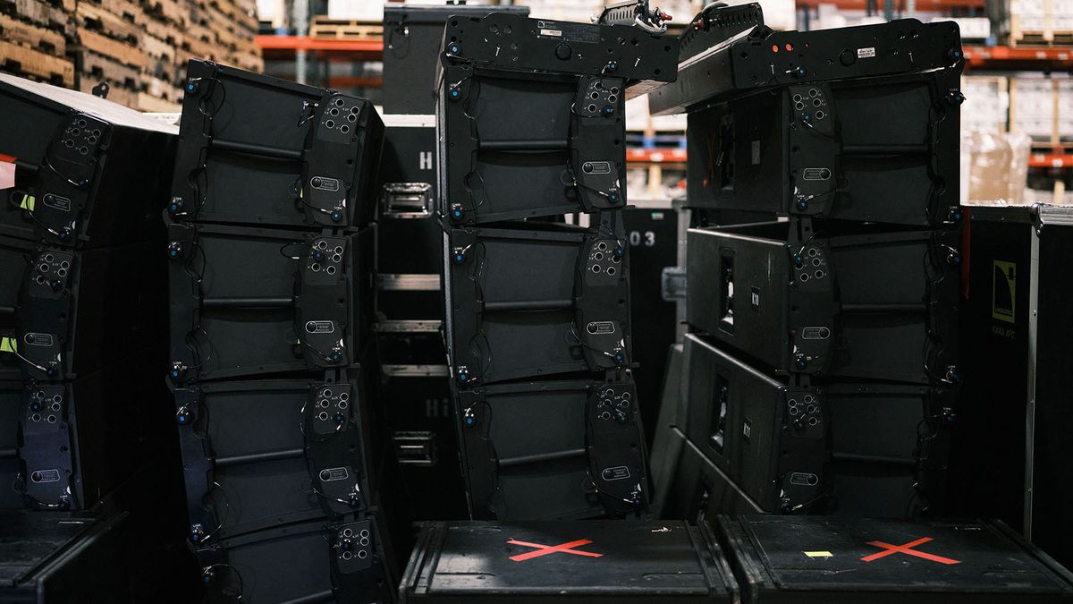 L-Acoustics loudspeakers. 