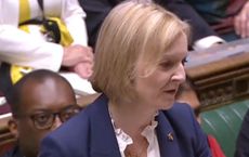 Liz Truss at the dispatch box at PMQs