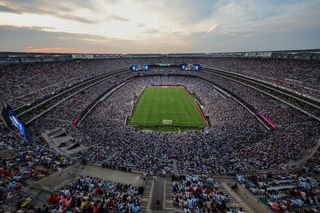 General view during the CONMEBOL Copa America 2024 semifinal match between Canada and Argentina at MetLife Stadium on July 09, 2024 in East Rutherford, New Jersey.