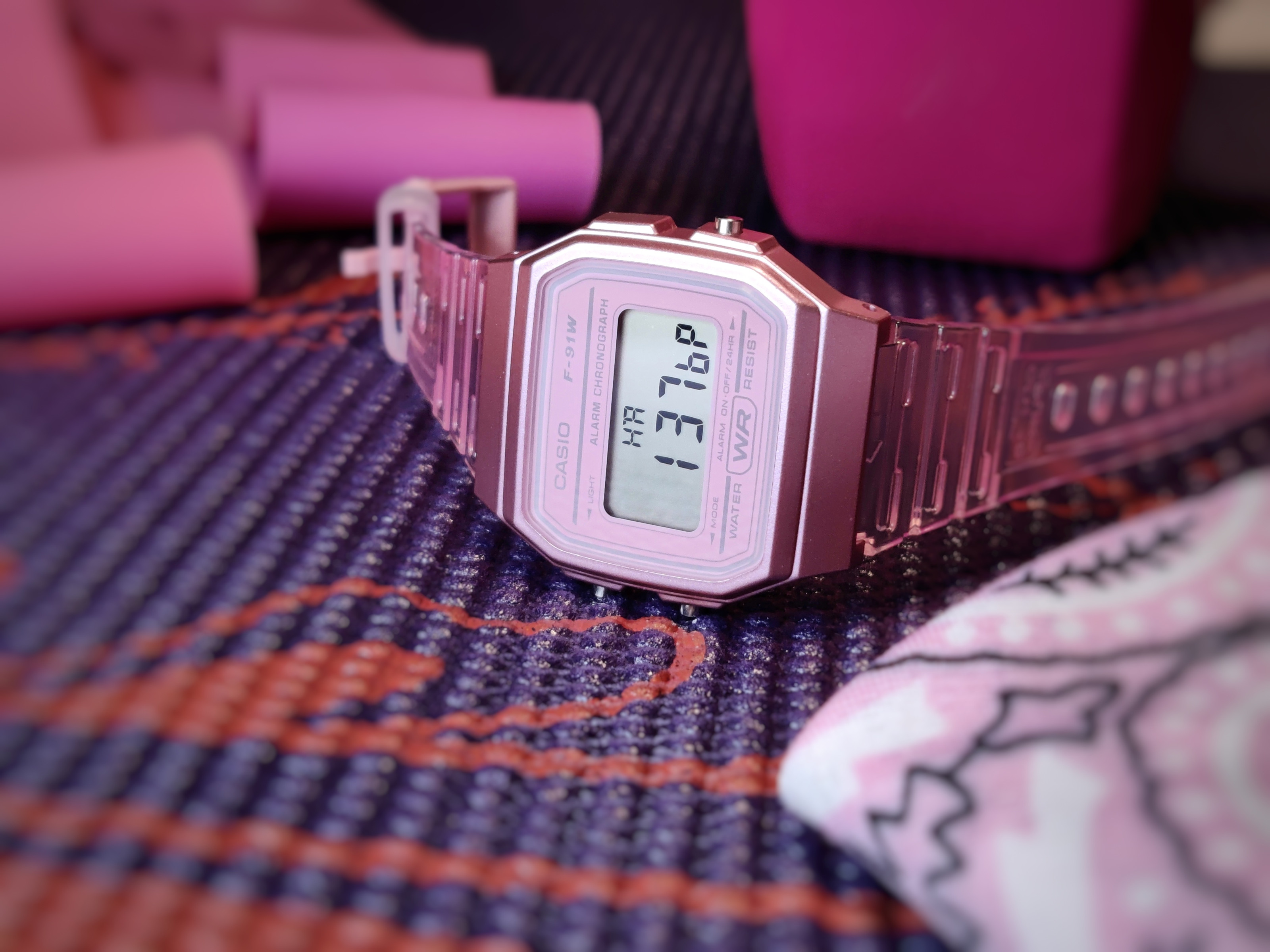 A Casio watch given the Ollee treatment