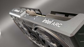 Intel Arc B570 graphics card by ASRock