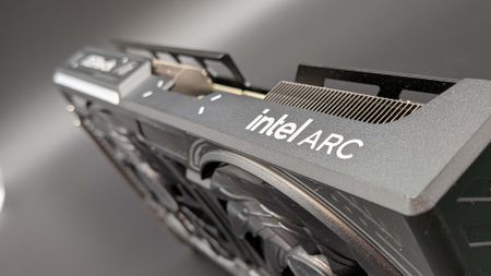 Intel Arc B570 graphics card by ASRock