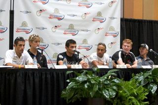 Riders talk to the media ahead of this weekend's USPro Championship race.
