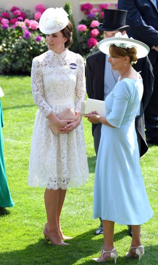 Kate Middleton and Carole Middleton at Royal Ascot 2017