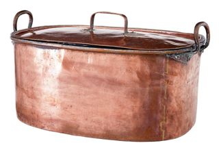 Victorian copper cooking vessel