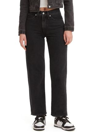 Levi's Women's 94 Baggy, (new) Black Stonewash, 28