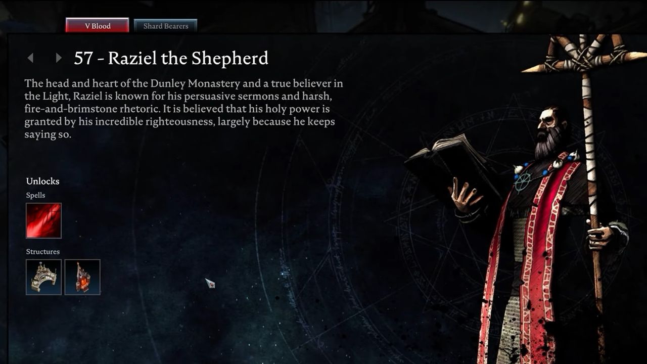 V Rising Ancestral Forge boss - Raziel the Shepherd
