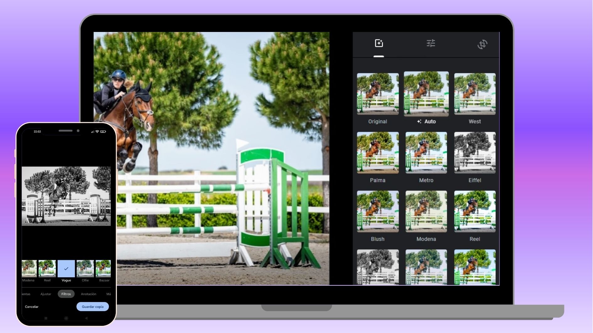 Cómo editar fotos desde Google Fotos en tu ordenador y en tu móvil.