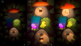 Screenshots showing Chantlings on iPhone