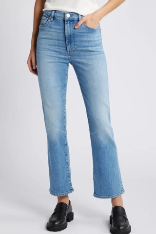 Le Sleek High Waist Ankle Straight Leg Jeans