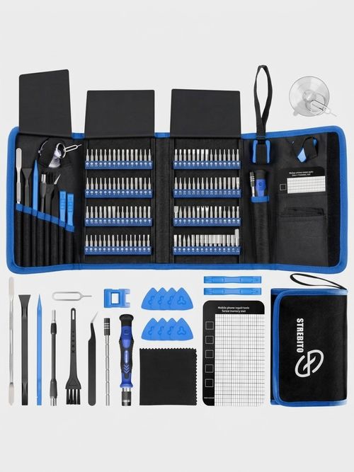 142-Piece Electronics Precision Screwdriver Set - 120 Bits