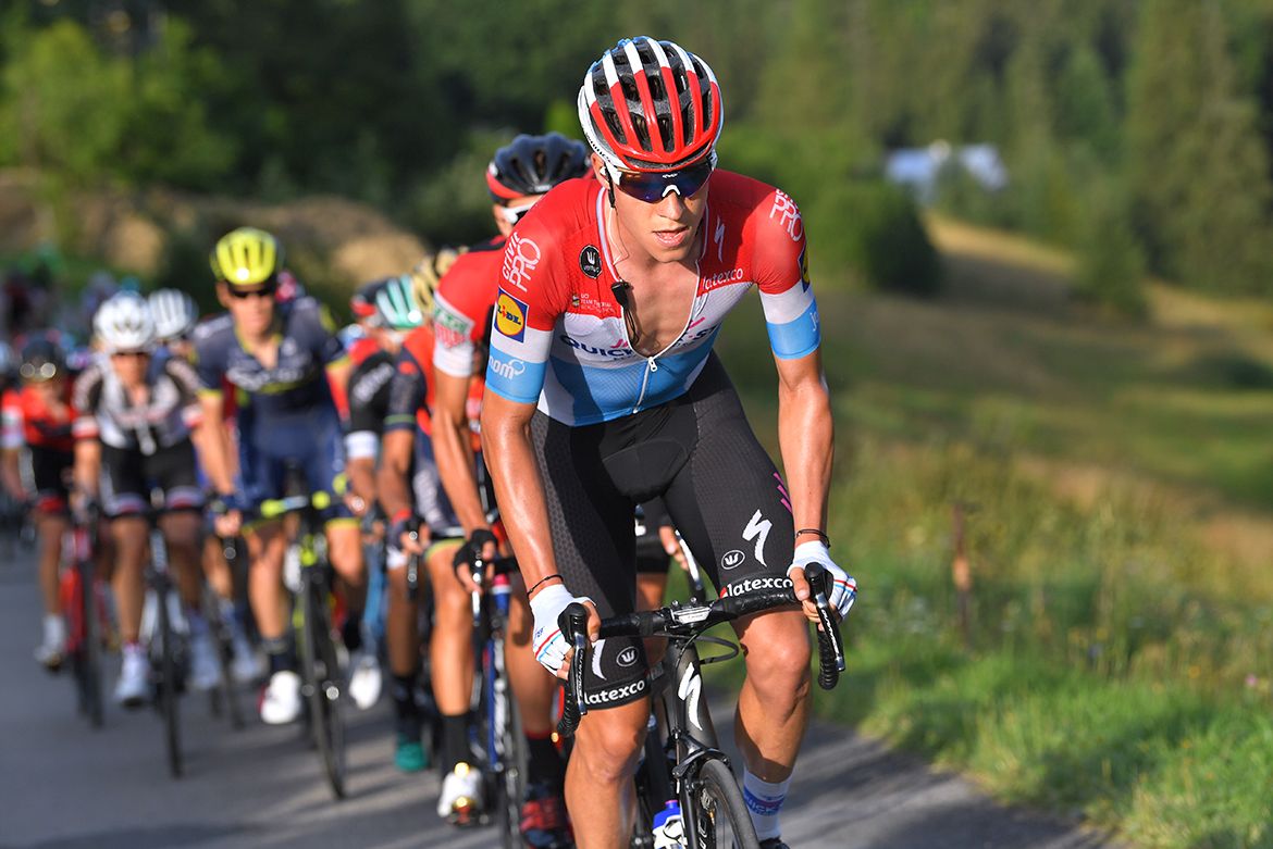 Bob Jungels setting the pace at the Tour de Pologne