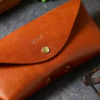 8. Personalized Leather Glasses Case: View at Not On The High Street