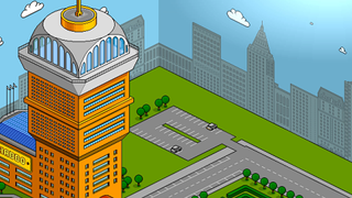 An image of the Habbo Hotel in all of its glory.