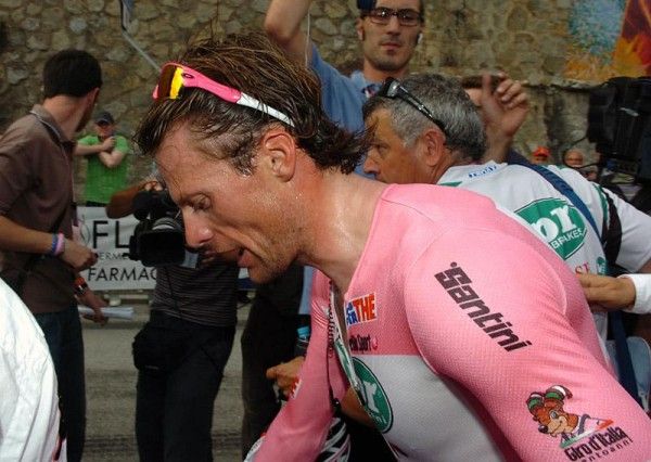 Danilo Di Luca gave it his all in the time trial.