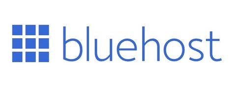 Bluehost logo on white background