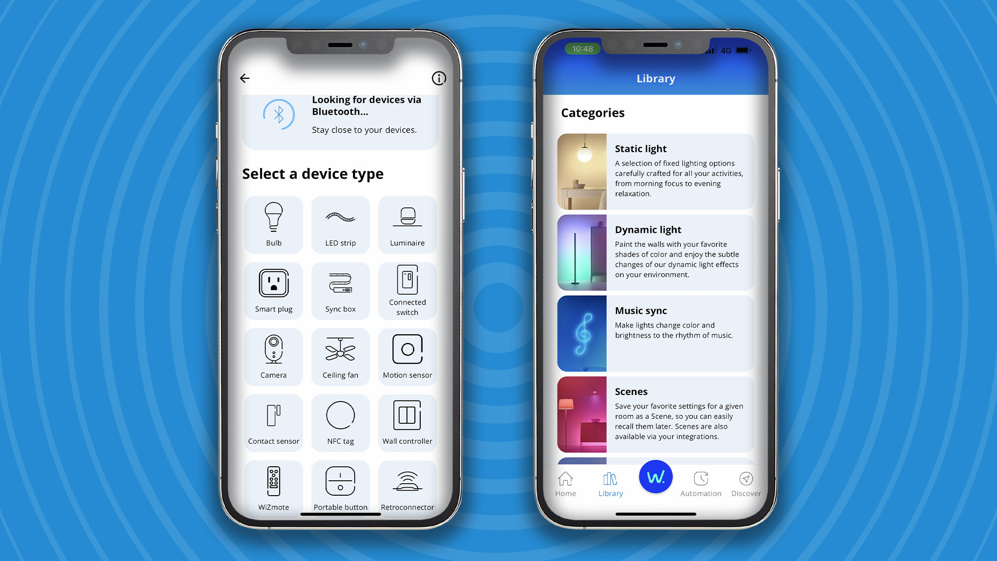 Setting up WiZ Gradient Floor Lamp in the WiZ app