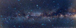 Milky Way Galaxy from Cassiopeia to Sagittarius