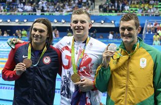 Adam Peaty winning Olympic gold in Rio ahead of South Africa's Cameron Van Der Burgh and Team USA star Cody Miller.
