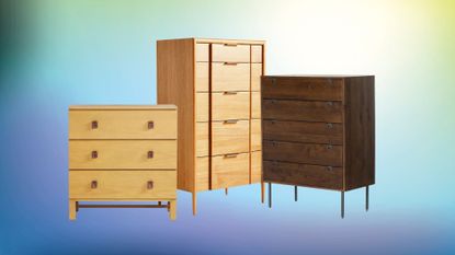 A selection of three bedroom dressers that will work for small bedrooms