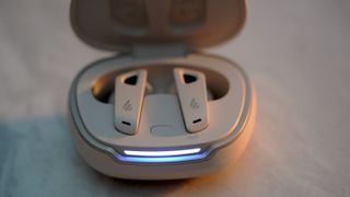 Edifier NeoBuds Pro 2 earphones in a charging case
