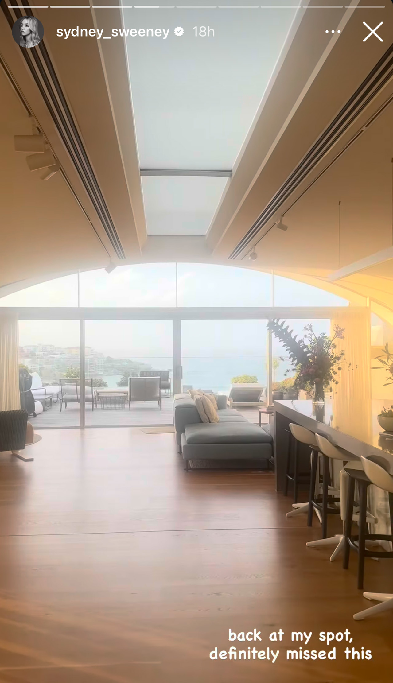 Sydney Sweeney sharing her crib she is staying at while filming Gundam.