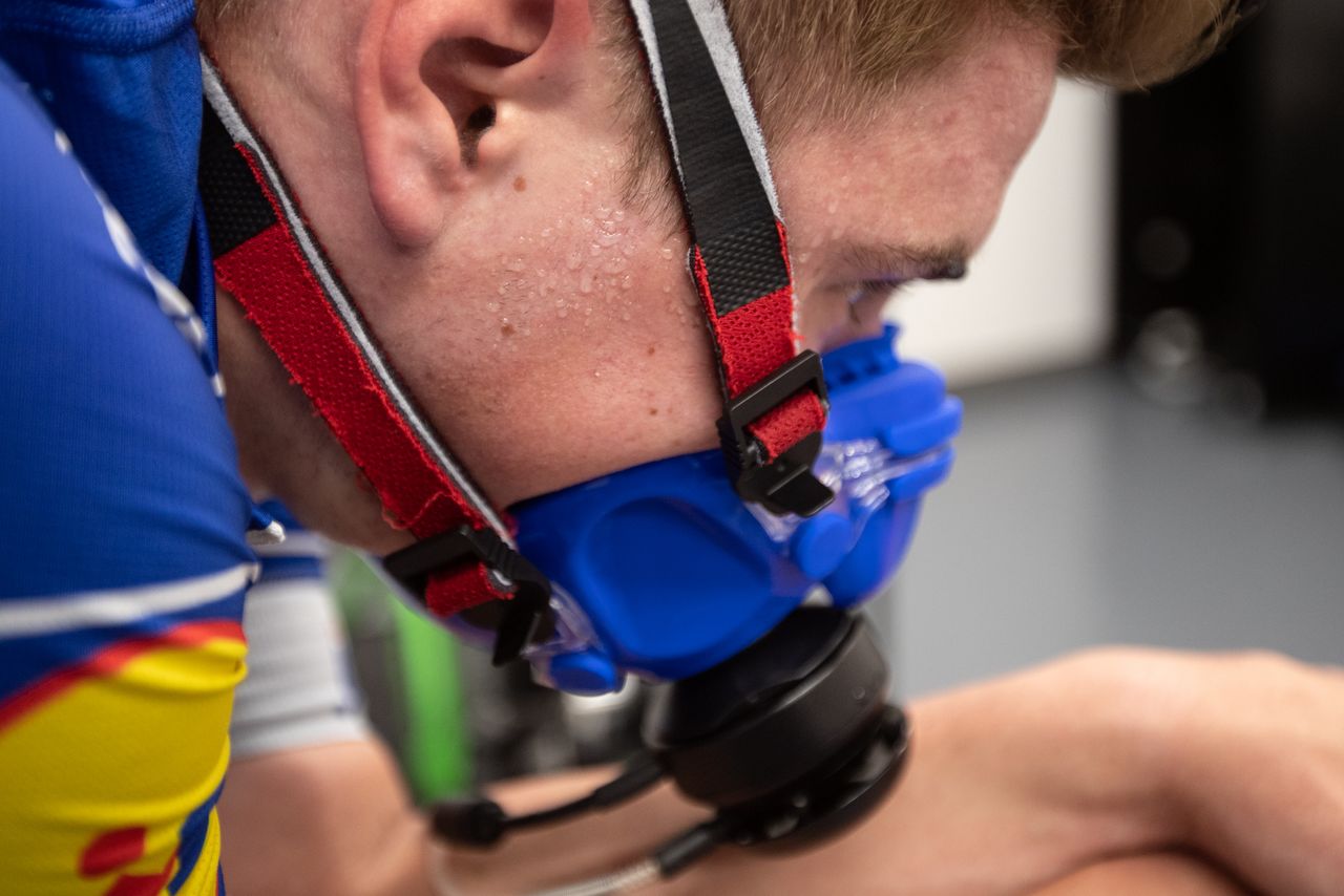 The effort begins to show for Evenepoel