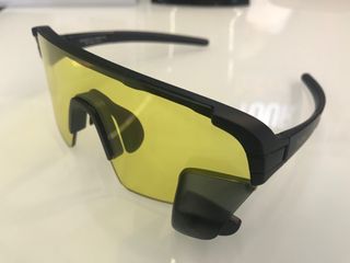 TriEye glasses with rearview mirror