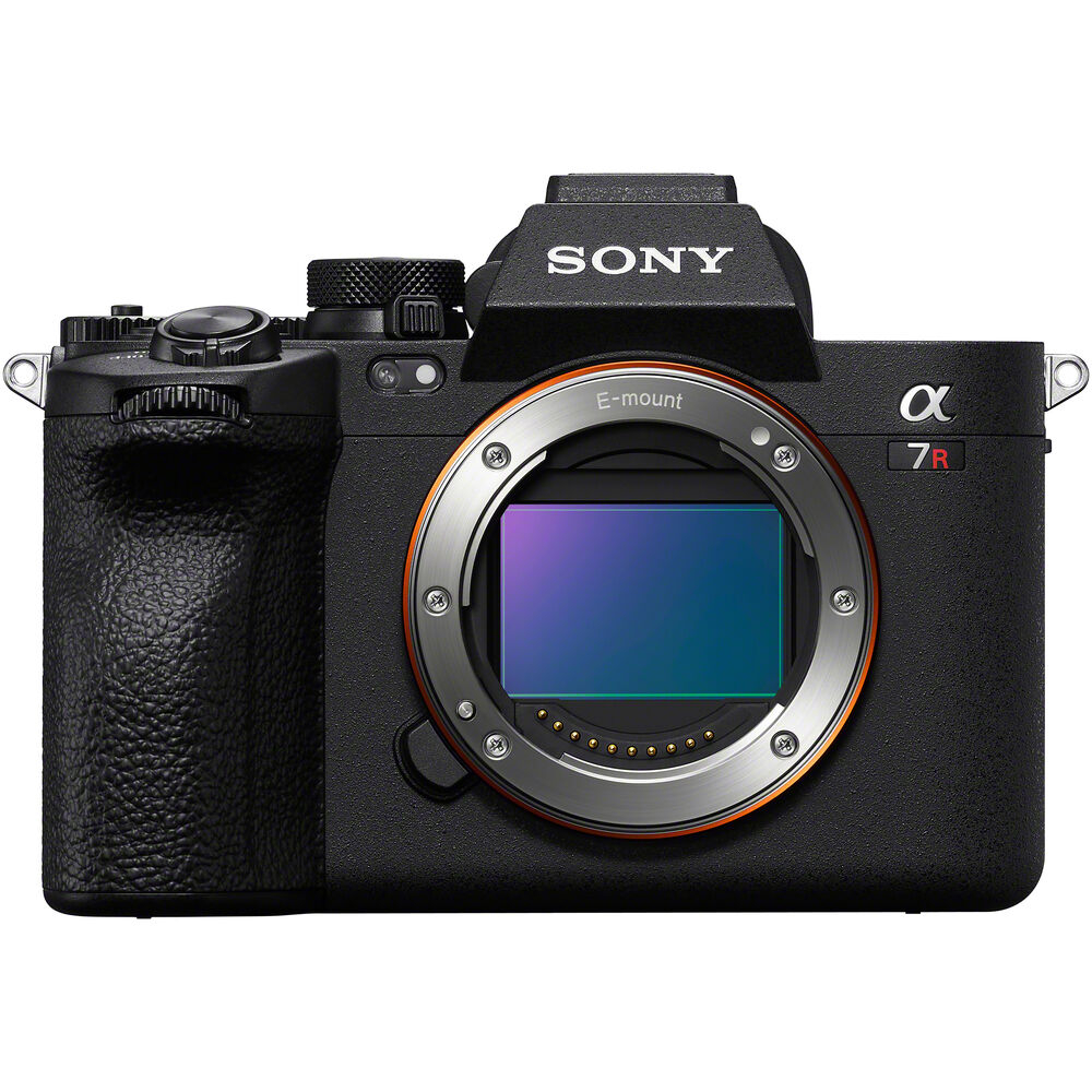 Sony A7R V with lens removed and sensor exposed