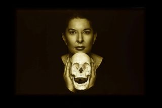 Marina Abramovic, Seven Deaths: The Snake, 2020/2021, Alabaster, custom light