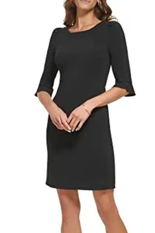 Dkny Women's Sheath Dress, Black, 12