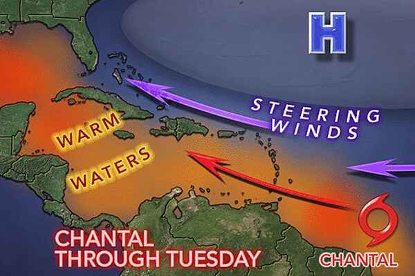 hurricanes, tropical storm Chantal