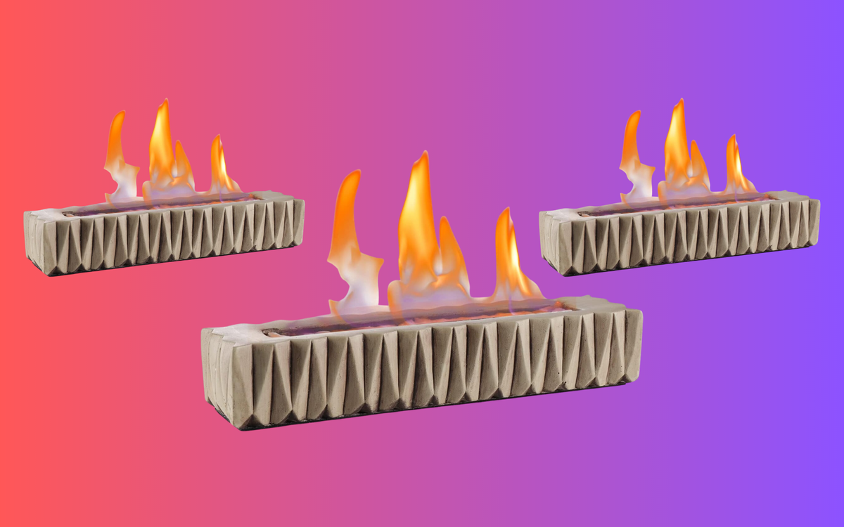 Firepit ในร่มไร้ควันนี้เป็นการตกแต่งที่สมบูรณ์แบบสำหรับ Tablescape สุดชิค