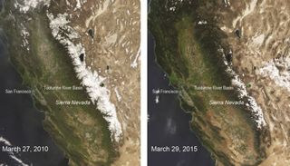 Sierra Nevada Snowpack Comparison
