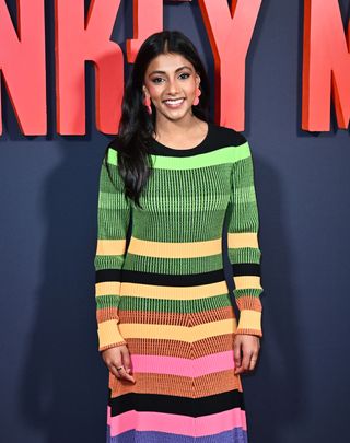 Charithra Chandran attends the UK Special Screening of "Monkey Man" at Picturehouse Central on March 25, 2024 in London, England.