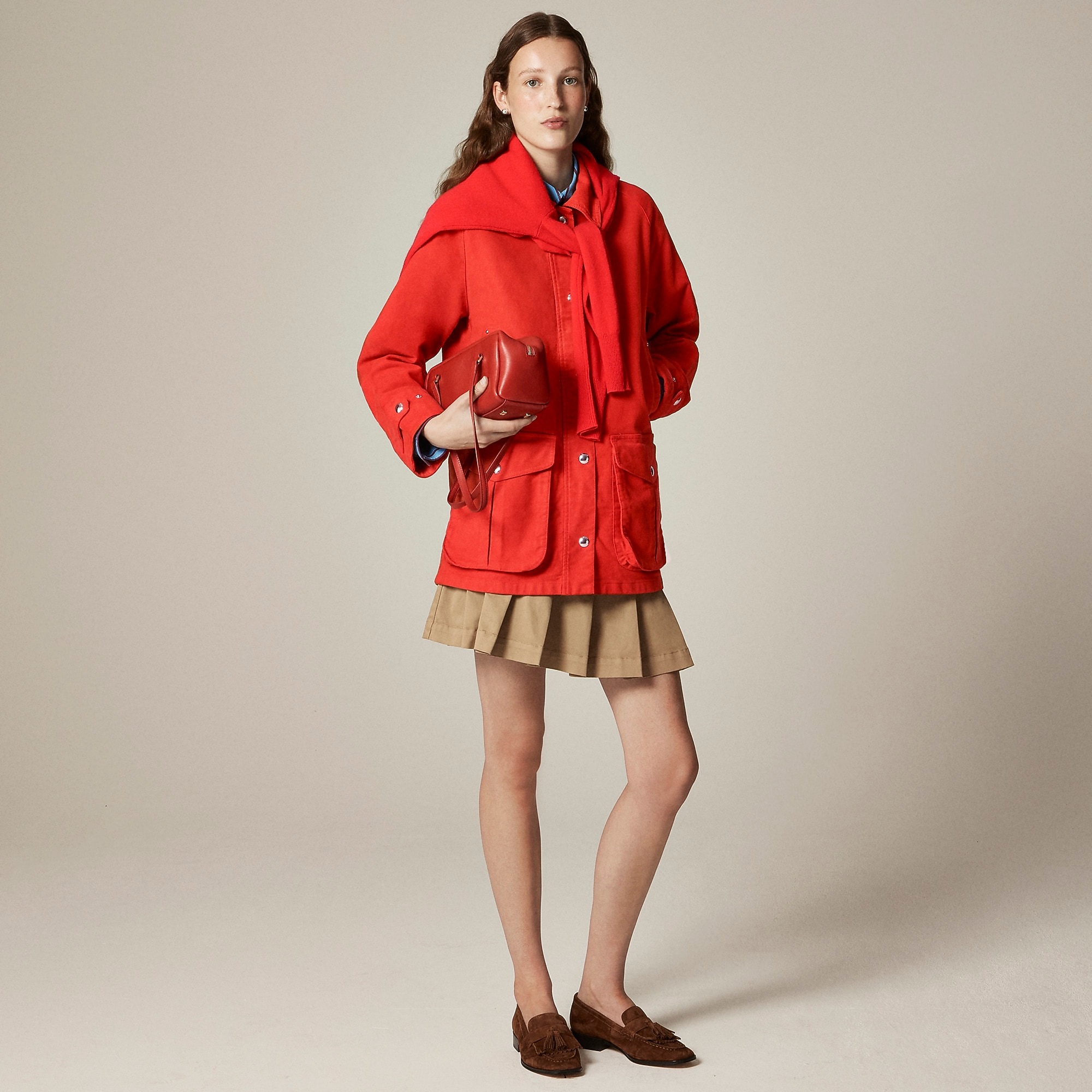 j.crew, Broken-In Barn Jacket&amp;trade; in Brushed Chino