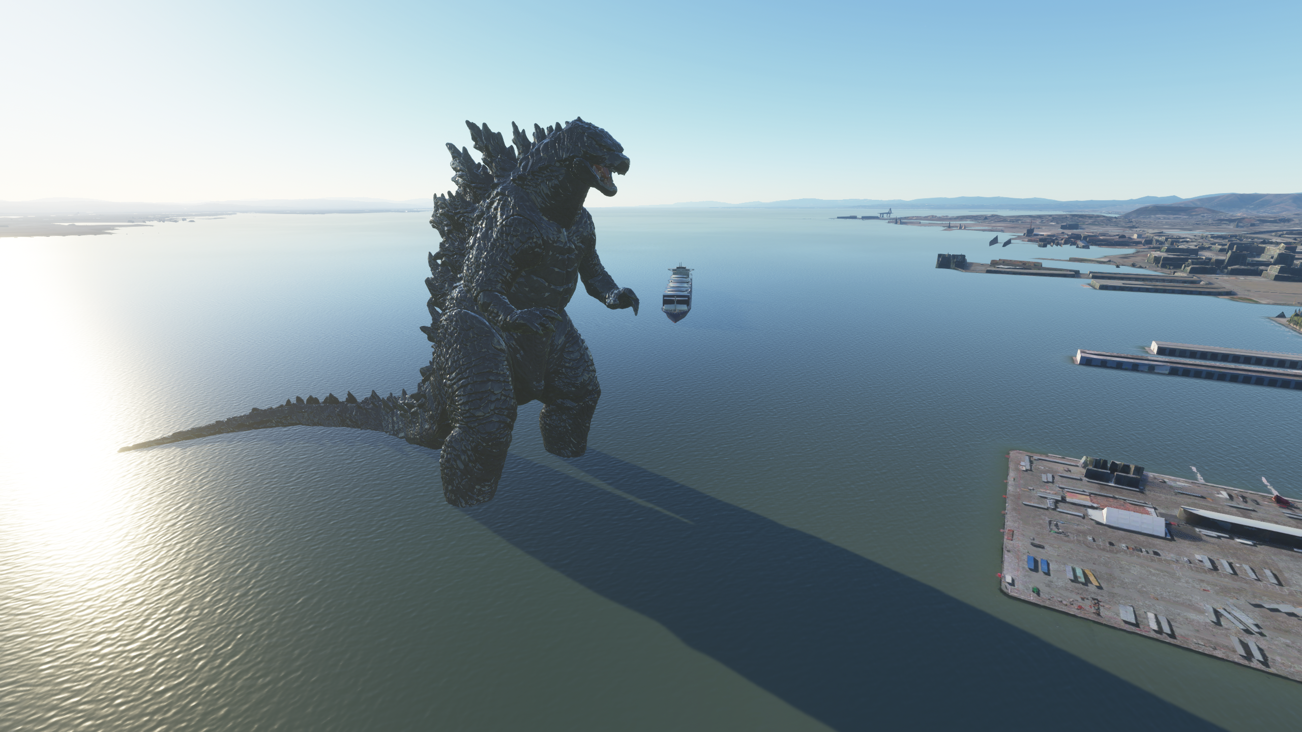 Godzilla Makes Its Microsoft Flight Simulator Debut With This Mod Up Station Philippines - godzilla simulator roblox