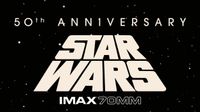 The official poster for Star Wars' 50th anniversary IMAX release