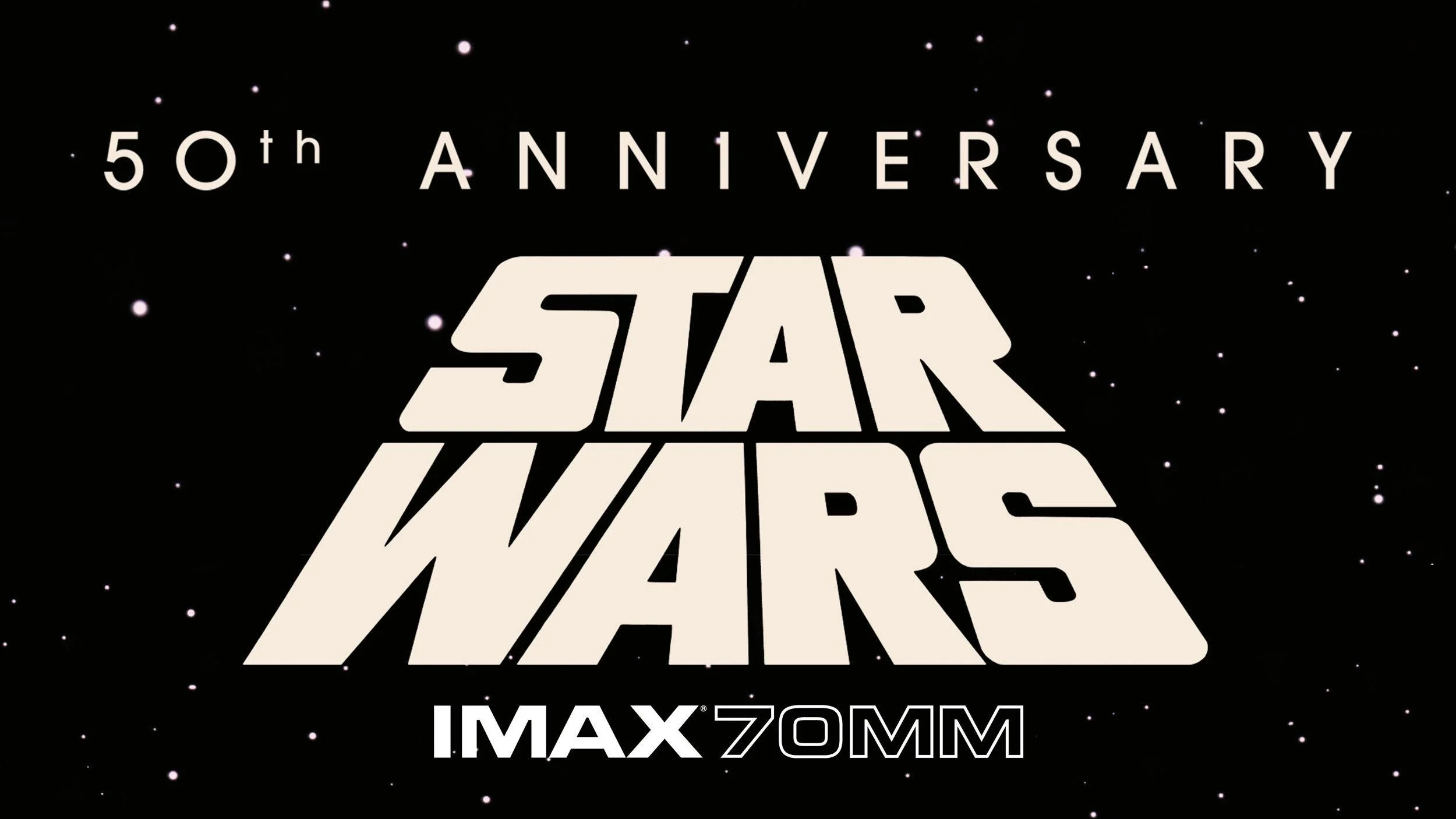 The official poster for Star Wars' 50th anniversary IMAX release