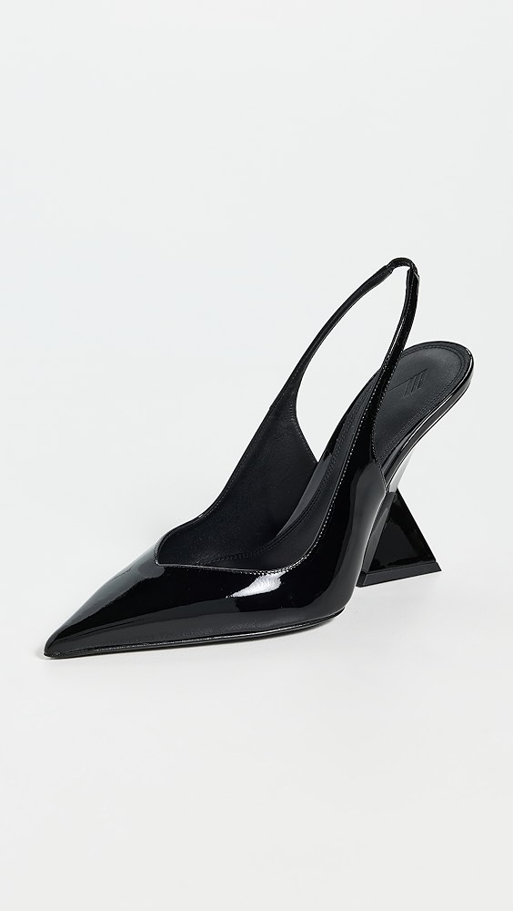 The Attico 'cheope' Slingback Wedges 105mm