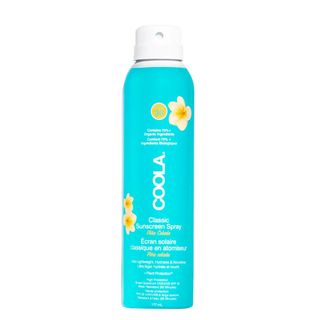 Best sunscreen: COOLA CLASSIC SUNSCREEN SPRAY SPF30 PINA COLADA