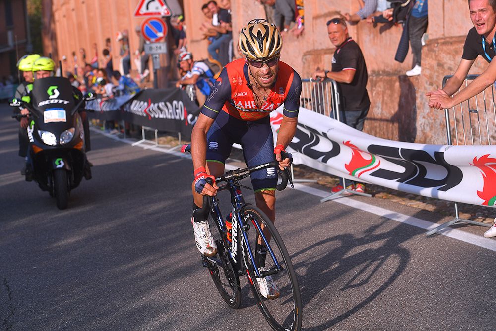 Giovanni Visconti attacks alone to win Giro dell'Emilia