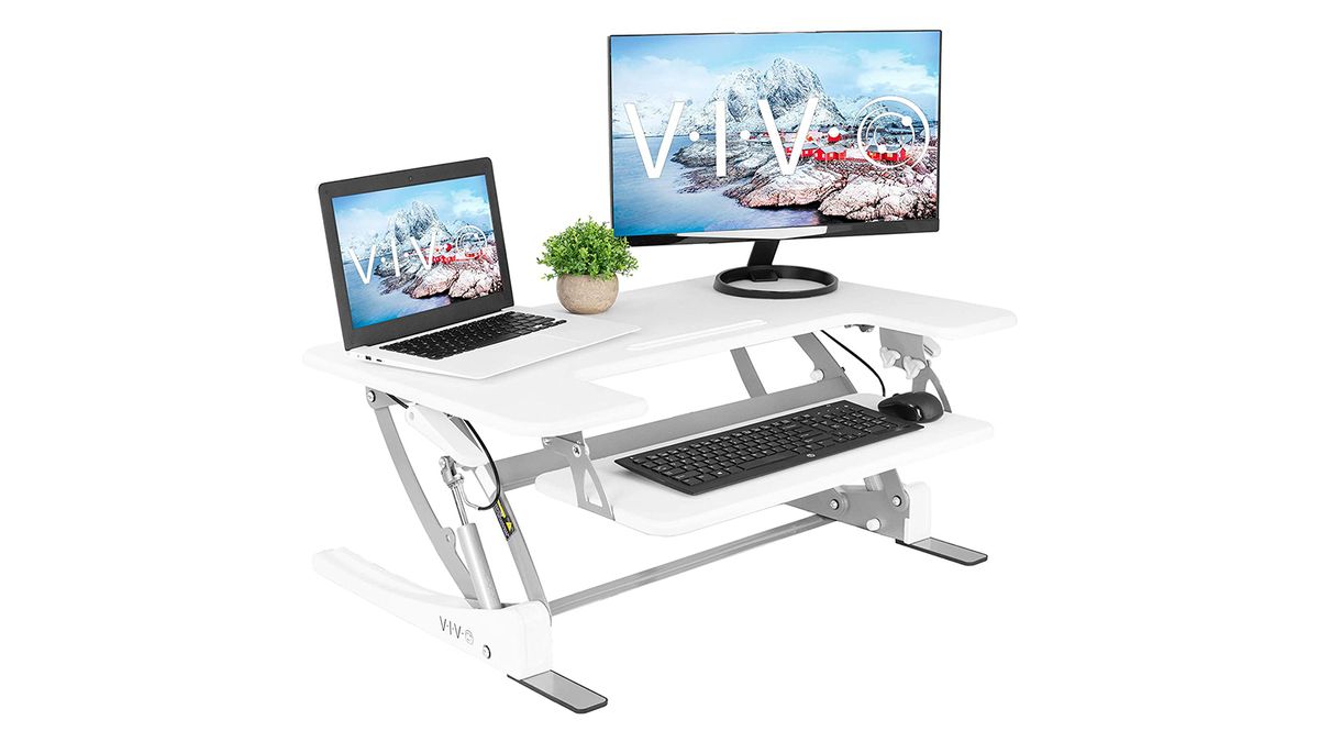 Vivo Standing Height Adjustable Desk Converter review | Top Ten Reviews