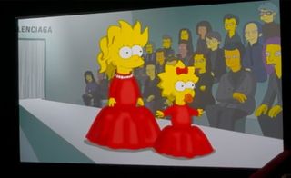 The Simpsons, featuring its stars hot-footing from Springfield to Paris and sporting the brand’s idiosyncratic pieces on the runway.