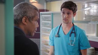Cameron (Nick Jackman) now works with Ric Griffin (Hugh Quarshie), and is happier for it!