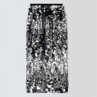 sequin midi skirt