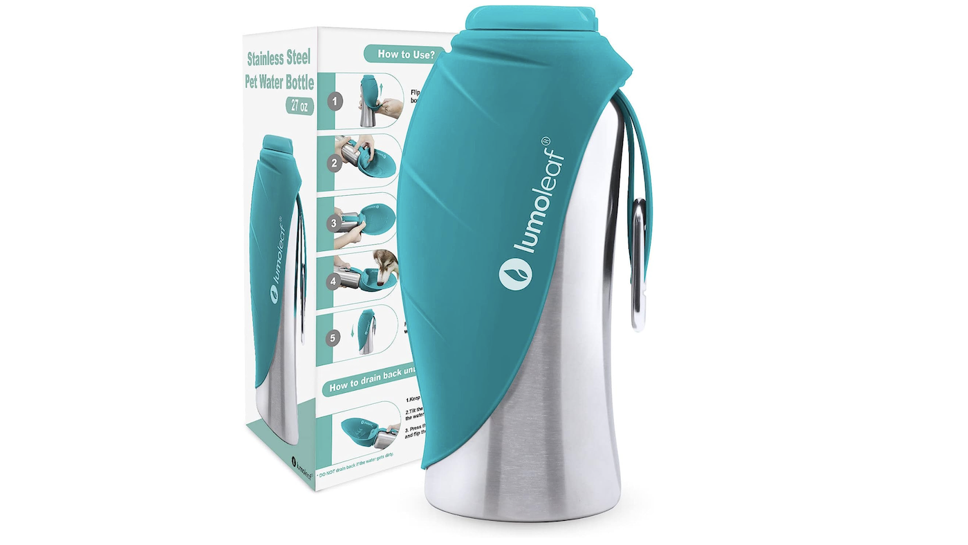 LumoLeaf dog bottle